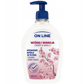 On Line Krémové tekuté mýdlo Třešeň Vanilka a pšeničné proteiny 500 ml