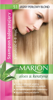 Marion Szamponetka Coloring Shampoo 51 Light Pearl Blonde 4-8 Wash