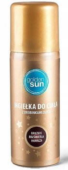 Tělová mlha GOLDEN SUN se zlatými částicemi