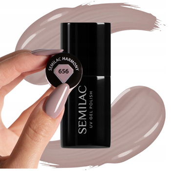 Semilac Hybridní lak na nehty Harmony 656 Elegant Grey Violet 7ml