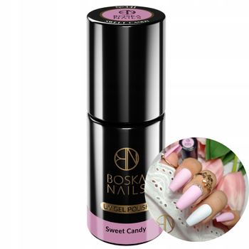 Boska Nails Divine Hybrid Nail Polish Pink 341 Sweet Candy 6ml