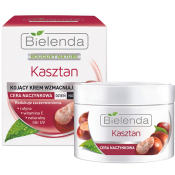 Bielenda Chestnut zklidňující zpevňující pleťový krém pro kapilární pokožku 50 ml