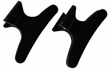 Kadeřnické klipy Intervion Black 2 kusy