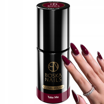 Boska Nails Divine Hybrid Nail Polish Red 309 Take Me 6ml