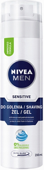 Nivea Men Sensitive gel na holení zklidňuje 200 ml