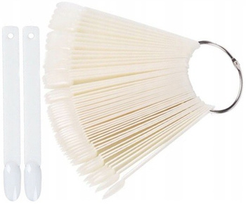 Display Circle Stencil Fan Mandlové mléko