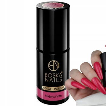 Boska Nails Divine Hybrid Lak na nehty Malina 425 Mallorca Vibe 6ml