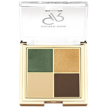 Golden Rose Quad paleta očních stínů Mix of Finishes 02 Royal Jungle