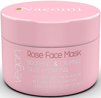 Nacomi Rose Mask zklidňuje a zklidňuje 50 ml