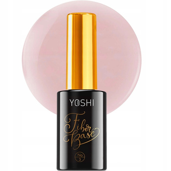 Yoshi Hybrid Fiber Base se skleněnými vlákny č. 3 Dirty Pink 10ml