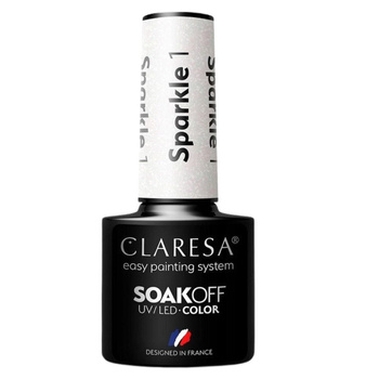 Claresa Hybridní lak na nehty Sparkle 1 5g