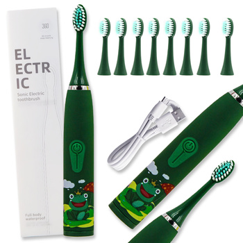 Sonický elektrický zubní kartáček pro děti + 8 tipů