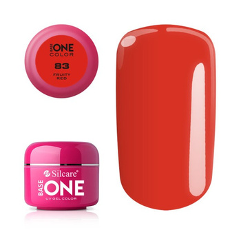 Silcare Base One UV Gel 83 Fruity Red 5g