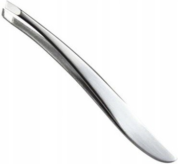 Profesionální stříbrná diagonální pinzeta Depilace obočí a chloupků na těle