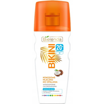 Bielenda Coconut Bikini Waterproof Sunscreen Lotion SPF 20 200 ml