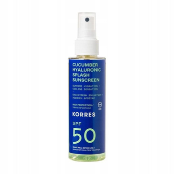 Korres Ochranný sprej s okurkou SPF50 Dvoufázový