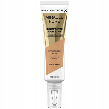 Max Factor Miracle Pure Moisturizing Face Foundation SPF30 075 Golden
