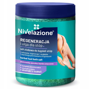 NIVELAZIONE Regenerační bylinná sůl do koupele na nohy 600g