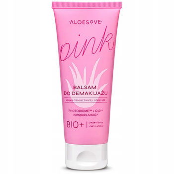 Aloesove Pink Purifying Make-up Removal Balm for Face Oči Rty Aloe 75ml