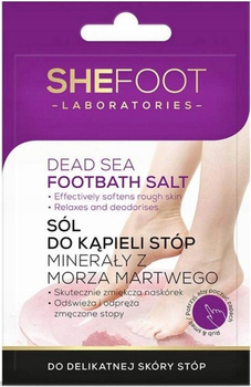 SheFoot sůl z Mrtvého moře do koupele nohou 55g