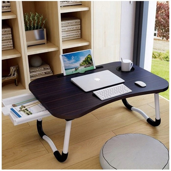 Skládací stůl pro notebook, tablet, knihu, dřevo