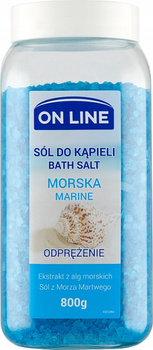 On Line koupelová sůl uvolňuje a uvolňuje mořské řasy 800g