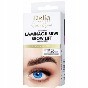 Sada na laminování obočí Delia Eyebrow Expert Brow Lift Kit Adhesive Cream Fixer