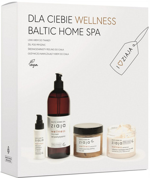 Ziaja Sada 4 ks Baltic Home Spa Wellness Cream x2 Gelový peelingový krém