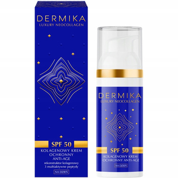Dermika Luxury Neocollagen ochranný krém proti vráskám SPF 50 na den 30 ml