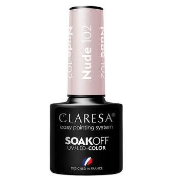 Claresa Hybridní lak na nehty Nude 102 5g