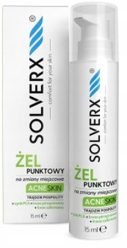 SOLVERX Acne Skin Spot Gel Akné kyseliny zinkové
