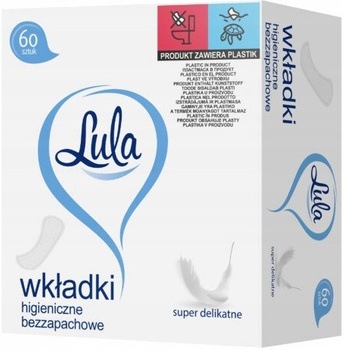 Neparfémované slipové vložky Lula 60 kusů