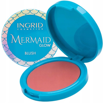 Ingrid Mermaid Glow Blush Krémová tvářenka na tváře a rty Coral Pink 10g