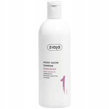 Ziaja hydratační šampon s granátovým jablkem pro suché a matné vlasy 400 ml