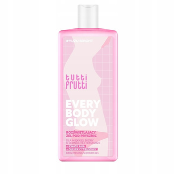 Tutti Frutti Everybody Glow rozjasňující sprchový gel AHA Acids 400 ml