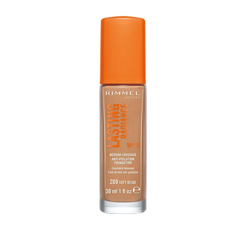 Rimmel Lasting Radiance 200 Soft Beige Foundation