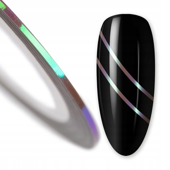 Mléčně šedá Nit na zdobení nehtů Stuha č. 16