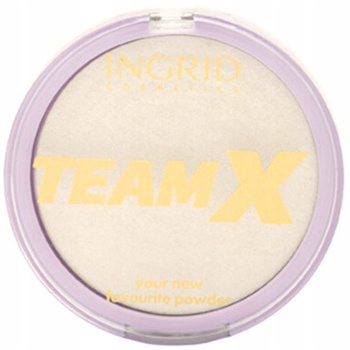 Ingrid Team X lisovaný rozjasňovač obličeje a těla Silver Heaven 16g