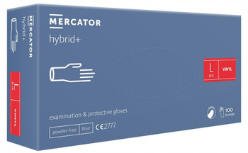 Rukavice Vinylové rukavice bez pudru 100 ks L