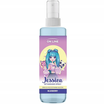 On Line Blueberry rozčesávací sprej na vlasy pro děti 200 ml