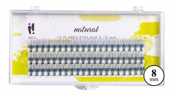 Ibra Rzęsy Kępki Lash Super Natural 0,10 C 8mm