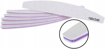 Pilník na nehty Boat Zebra 180/240 x 10 KS