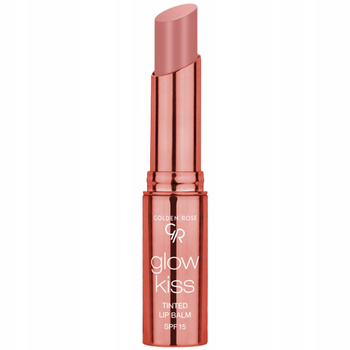 Tónovaný balzám na rty Golden Rose Glow Kiss SPF15 Vanilka 01