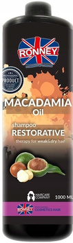 Ronney vlasový šampon s makadamovým olejem 1l