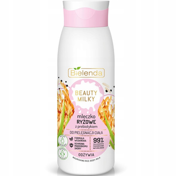 Bielenda Beauty Mléčné krémové výživné rýžové mléko na tělo 400 ml