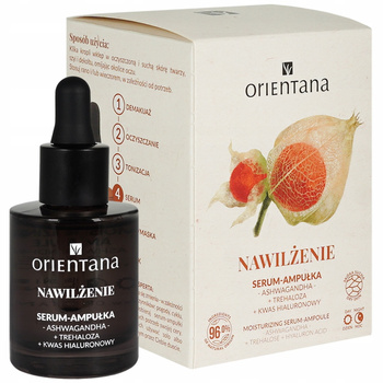 Orientana Hydratační sérum na obličej Ampule Ashwagandha Trehalose 30 ml