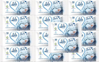 Lula vlhčené ubrousky 99% voda 14 x 50 kusů