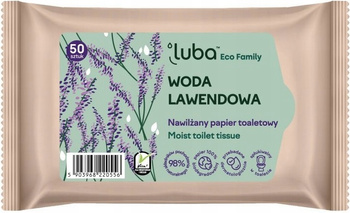 Levandulový zvlhčený toaletní papír 50 kusů