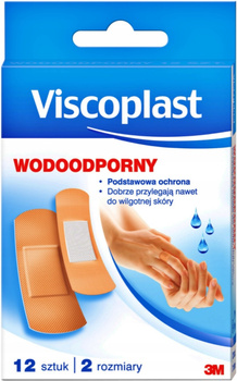 Vodotěsné náplasti Viscoplast s obvazem 12 ks