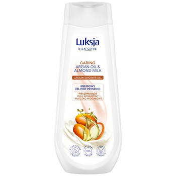 Luksja Silk Care krémový sprchový gel výživný arganový olej 500 ml